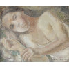 <p>Yolanda Lederer Mohalyi óleo sobre tela 50 x 60 cm Figura Feminina ass. CID datado 1948</p>