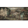 <p>Sebastião Falciano - óleo sobre tela 58 x 119 cm Casario ass. CIE</p>
