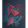 <p>Simon Avissar óleo sobre tela 64 x 52cm Galo</p>
