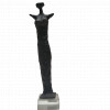 <p>Artista desconhecido escultura em bronze 30 x 7,5 x 04cm Figura Feminina</p>