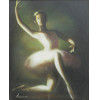 <p>Lorenço José óleo sobre Eucatex 50 x 40 cm Bailarinaass. CIE datada 1988</p>