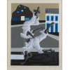 <p>Cl&oacute;vis Graciano gravura 36 x 28 cm Capoeira ass. CID tiragem P.A.</p>