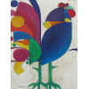 <p>Aldemir Martins &oacute;leo sobre tela 58 x 38cm Galo ass. CIE e verso datada 1972. Apresenta Fungos.</p>