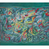 <p>Alberto Teixeira óleo sobre tela 170 x 190 cmda Serie o vermelho e o verde nº 22 intituladaVerde que te quero verdeass. CIE datada 1986</p>