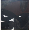 <p>Fernando Lemos óleo sobre tela 120 x 100cm Sem titulo ass. verso datada 1964/1965. Obra apresenta craquelado e precisa de reparo.</p>