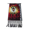 <p>Dionizio tapeçaria de parede 160 x 80cmArandela ass. CIE. Com alças e franjas em bom estado. Década de 70</p>