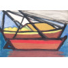 <p>Yeda Maria guache sobre cart&atilde;o 50 x 70cm intitulada Barcos ass. CID datada 1964. Cole&ccedil;&atilde;o Artistas Baianos. Com etiqueta BRAZILIAN-AMERICAN CULTURE INTITUTE, INC.&nbsp; ex cole&ccedil;&atilde;o Jos&eacute; Neistein .Sem Moldura</p>