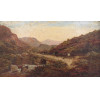 <p>C. Blacklock óleo sobre tela 20 x 36cm Paisagem. Sem assinatura com etiqueta de identificação e carimbo no verso.</p>