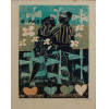 <p>Zoravia Bettiol gravura 48x33 cm Domingo a tarde o parque farroupilha ass. CID</p>