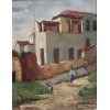 <p>Salvador Santisteban &oacute;leo sobre tela 50 x 40 cm Vilarejoass. CID datada 1970&nbsp;</p>
