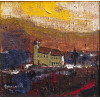 <p>Romanelli óleo sobre eucatex 16 x 22 cm Igreja ass. CIE e verso datada 1972</p>