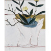 <p>Fang, Chen Kong óleo sobre tela 50 x 40 cm Vaso de Flores ass. CIE</p>