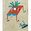 <p>Marcelo Cipis - ecoline grafite sobre papel 25 x 20 cm Sem Titulo ass. CIE e CID</p>