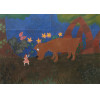 <p>Laura beatriz Desenho sobre cartão 35 x 45 cm ''Sem titulo datada 1982, ass CIE</p>
