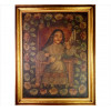 <p>Quadro cusquenho representando figura Sacra, OST. 79 x 60 cm (m.i) (reintelado)</p>