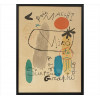 <p>JOAN MIRO, Composição, Litogravura da exibição na Galeria Maeght, Tiragem 15/300, ACID, 75 x 55cm (m.i).</p>