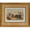 <p>G. DORE, Corrida de Toros / Estocada, gravura antiga, 30 x 40cm (m.i). Europa, início séc. XX</p>
