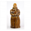 <p>THE ABBOTHS CHOICE, Garrafa de whisky de cerâmica esmaltada, representando figura de clérigo. Alt. 26 x 11 x 10cm</p>