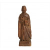 <p>Imagem sacra de madeira entalhada. Alt. 15 x 05 x 05cm. Séc. XX</p>