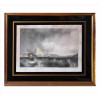 <p>Litogravura reedição de Rugendas por Bonington, Entree de La Rade de Rio-Janeiro, 23 x 33cm. Séc. XIX (com fungos)</p>