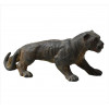 <p>Escultura de bronze austríaco esmaltado à frio, representando figura de tigre. Alt. 07 x 13 x 04cm. Áustria, séc. XIX</p>