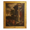 <p>Escola de VIVIANO CODAZZI, Paisagem com Figuras, OST, 94 x 69cm (m.i). Séc. XVIII/XIX</p>