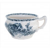 <p>VILLEROY BOCH, Pinico de faiança esmaltada nas tonalidades azul e branco. Alt. 13 x 25 x 19cm. Alemanha, início séc. XX</p>