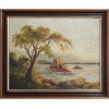 <p>SILVIA DEACCA, Pedra de Itapuca, OST, assinado no verso, 46 x 57cm (m.i)</p>