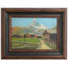 <p>C. CASTELLY, Paisagem com Montanha, OSM, ACIE, 25 x 34cm. (m.i)</p>