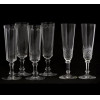 <p>Jogo de 06 taças de fino cristal, sendo quatro facetadas e duas lapidadas (adaptadas). Alt. 17 x 05cm cada. Europa, séc XX</p> <p>Jogo de 06 taças de fino cristal, sendo quatro facetadas e duas lapidadas (adaptadas). Alt. 17 x 05cm cada. Europa, séc XX</p>