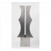 <p>YUTAKA TOYOTA, Escultura com lâminas de aço-escovado, tiragem 133/250, assinada. Alt. 40 x 16 x 12cm. Datada 1980</p> <p>YUTAKA TOYOTA, Escultura com lâminas de aço-escovado, tiragem 133/250, assinada. Alt. 40 x 16 x 12cm. Datada 1980</p>