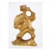 <p>DOMENICO CALABRONE, O Caixeiro Viajante, escultura de bronze patinado, tiragem P.A / 1, assinado. Alt. 19 x 14 x 07cm (sem base)</p> <p>DOMENICO CALABRONE, O Caixeiro Viajante, escultura de bronze patinado, tiragem P.A / 1, assinado. Alt. 19 x 14 x 07cm (sem base)</p>