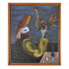 <p>CHARBEL H. EL OTRA, Figura com Galo, AST/E, assinado no verso, 61 x 74cm (m.i). Datado 1984 (com selo da Galeria Oscar Seraphico no verso)</p> <p>CHARBEL H. EL OTRA, Figura com Galo, AST/E, assinado no verso, 61 x 74cm (m.i). Datado 1984 (com selo da Galeria Oscar Seraphico no verso)</p>