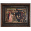 <p>A. CASTELLANE, Beija-Mão - Obra feita em homenagem ao Sesquicentenário da Independência do Brasil, representando D. Pedro I em sua histórica visita ao porto de Santos em 1822, OSP, ACID, 25 x 34,5cm (m.i). (capa do livro do artista A Estilística do Axiomismo na Pintura de Castellane, editora Biblioteca Brasileira de Arte)</p>