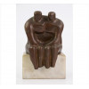 <p>VASCO PRADO, Casal, escultura de bronze patinado, sobre base de pedra, assinada. Alt. 24 x 15 x 13cm. (total c/ pedra)</p> <p>VASCO PRADO, Casal, escultura de bronze patinado, sobre base de pedra, assinada. Alt. 24 x 15 x 13cm. (total c/ pedra)</p>