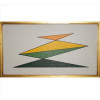 <p>NILSON DUTRA, Geométrico, ASP, assinado n verso, 42 x 74cm. (total c/ moldura)</p>