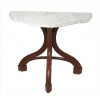 <p>Aparador austríaco estilo Thonet, madeira vergada com base trípode, tampo de mármore claro. Áustria, início séc. XX (tampo com bicado)</p> <p>Aparador austríaco estilo Thonet, madeira vergada com base trípode, tampo de mármore claro. Áustria, início séc. XX (tampo com bicado)</p>