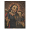 <p>Quadro escola Hispano Americana, São. José com Menino Jesus. OST, Peru, séc. XVIII</p> <p>Quadro escola Hispano Americana, São. José com Menino Jesus. OST, Peru, séc. XVIII</p>