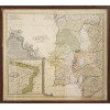 <p>Mapa antigo intitulado Portugallia Algarbia, aquarelado. (m. i). Europa, séc. XVIII</p> <p>Mapa antigo intitulado Portugallia Algarbia, aquarelado. (m. i). Europa, séc. XVIII</p>