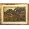 <p>Quadro sem assinatura do artista, Fazenda e Porcos, OST, 40 x 60cm. (m.i)</p>