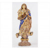 <p>NOSSA SENHORA DA CONCEIÇÃO, Imagem de madeira entalhada, policromada e dourada, olhos de vidro. Alt. 31 x 13 x 08cm. Brasil, séc. XIX.</p>