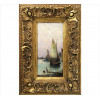 <p>LEO PERLAGIO, Marinha, OSM, ACIE, 30 x 14cm. (medidas internas)</p>