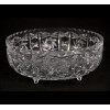 <p>Centro de mesa de cristal finamente lapidado. Alt. 10 x 24cm.</p>