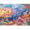 LUIZ AQUILA - A pintura vista pelo ornitólogo - acrílica sobre tela - 100 x 140 cm - a.c.c.d. 1992