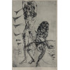 FLÁVIO DE CARVALHO - Mulheres - gravura em metal - 70 x 50 cm - a.c.i.d. 1971