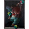 INOS CORRADIN - Equilibrista - óleo sobre tela - 70 x 50 cm - a.c.i.e.<br /><br />