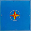 EMMANUEL NASSAR - Sem titulo - óleo sobre tela - 90 x 90 cm - assinado no verso 2000