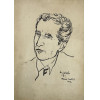 <p>ALDEMIR MARTINS - Retrato de Silvestre - desenho em nanquim sobre papel - 46 x 33 cm - a.c.i.d. 1982. Acompanha certificado do est&uacute;dio Aldemir Martins.</p>