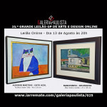 Galeria Paulista - 25º Grande Leilão GP de Arte e Design | 13 de Agosto às 20:00hs