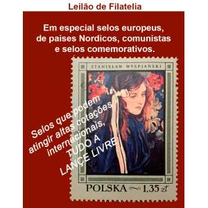 Galeria Ruptura - Leilão de Filatelia. Selos que podem atingir altas cotações internacionais, TUDO A LANCE LIVRE
